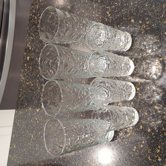 Textured glasses set of 8 - Picture 7 of 10